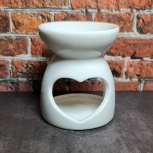 Brûle-parfum cœur en céramique 🕯️