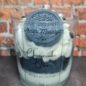 Bougie Cheesecake Oreo 🍫
