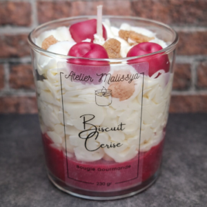 Bougie Biscuit Cerise🍒