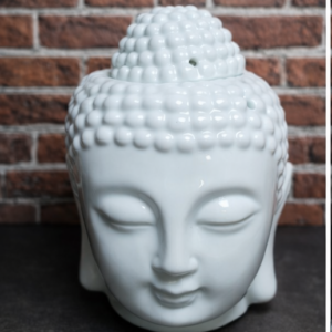 Brûle-parfum tête de Bouddha en céramique 🕯️