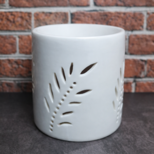Brûle-parfum motif végétal en céramique 🕯️