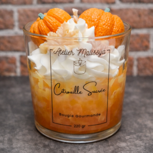 Bougie Citrouille Sucrée 🎃